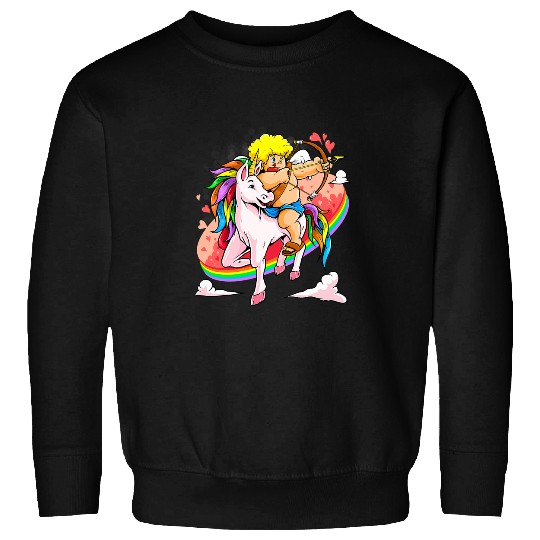 Unicorn Pet Valentines Day Gift Cupid Cute Teacher Kids Rainbow Sweatshirts