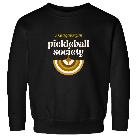 Sport Pickleball vintages Albuquerque Pickleball Society Timeless Retro Style Sweatshirts