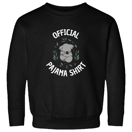 Koala Pet Cute Sleeping Koala Bear Official Pajama Sweatshirts