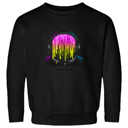 Astronaut Job Moon Swing Astronaut Stars Space Galaxy Melting Sweatshirts