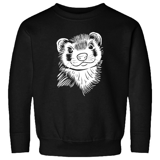 Ferret Pet Cute Weasel Animal Furry Ferret Sweatshirts