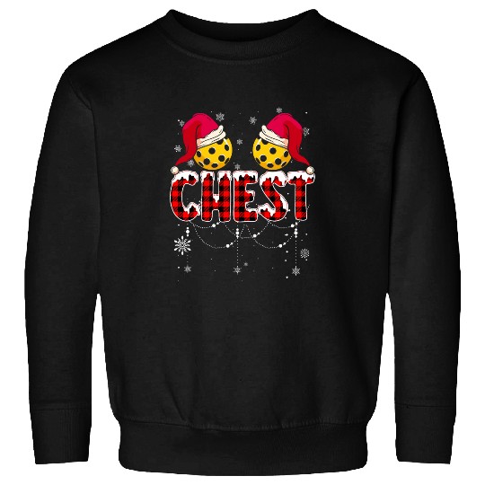 Sport Pickleball Pickleball Christmas For Couples Matching Family Chestnuts Sweatshirts