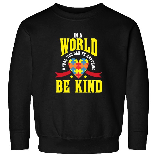 Autism Puzzle Kindness Puzzle Sweatshirts