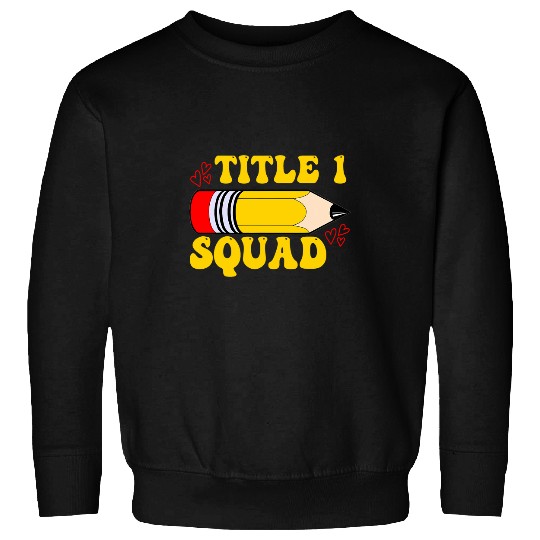 Book Fun Cute title 1 one reading teacher assistant student pencil 1 Sweatshirts