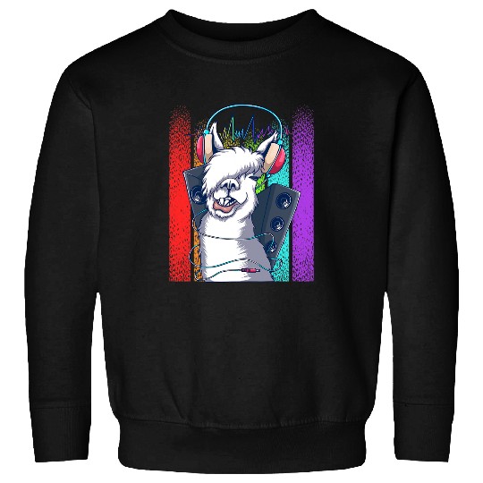 Llama Pet  Funny Cute Style Alpaca Graphic Plus Size Sweatshirts
