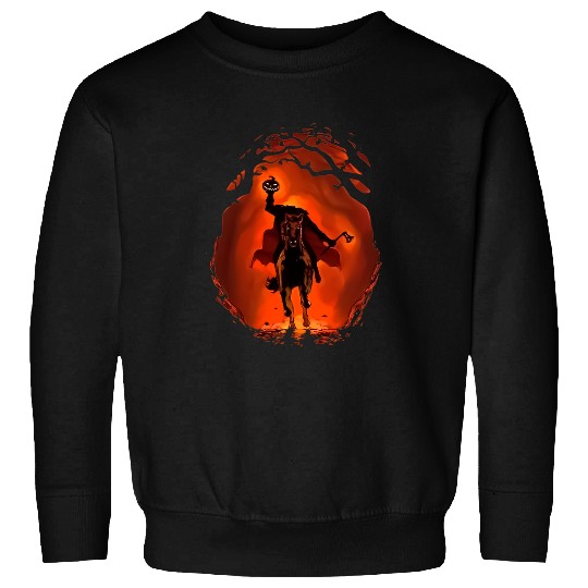 Horse Pet halloween scary pumpkin headless horseman Sweatshirts
