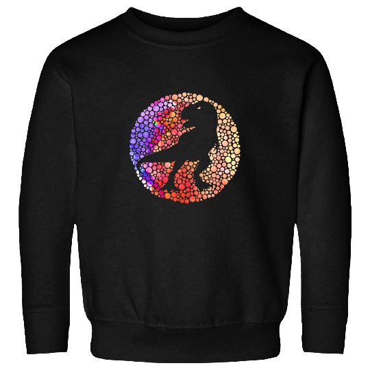 Dinosaur Pet Dot Dinosaur T rexs Lover In Polka Dots International Dot Day Sweatshirts