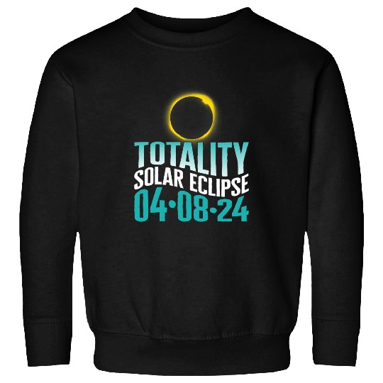 Astronaut Job Solar Space Eclipse Totality 04 08 24 Sun And Moon Solar Ast Sweatshirts
