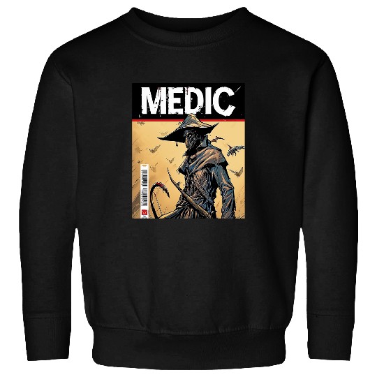 Medic Comic Book Plague Doctor Healer Magazine Style Art 22 Sweatshirts