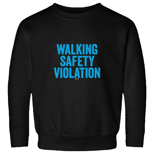 Cow Pet Coworker Swagazon Associate Walking Safety Violation Sweatshirts