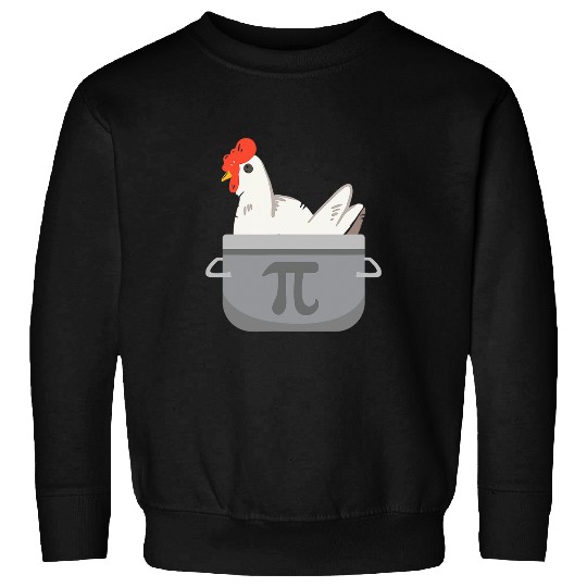 Chicken Pet Funny Math Pi Chicken Pot Pie Apparel Sweatshirts