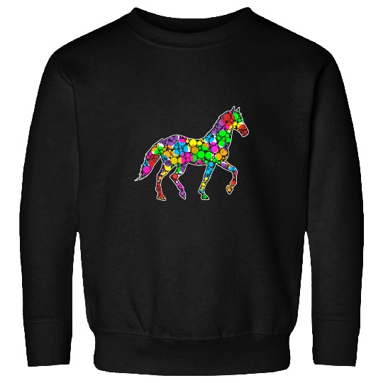 Horse Pet Polka Dot Pattern Dot Day International Sweatshirts