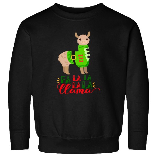 Llama Pet Fa La La La La Llama funny Christmas Sweatshirts