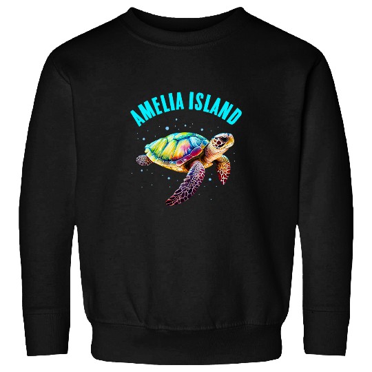 Turtle Pet Amelia Island Vacation Sea Turtle Matching Family Group Sweatshirts