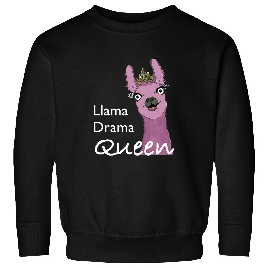Llama Pet drama queen Sweatshirts