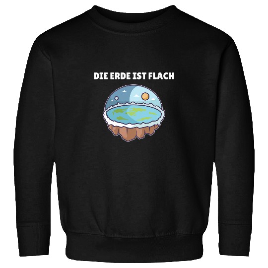 Flat Earth Map Model Flat Earth Society Sweatshirts