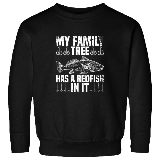 Fishing Fun Redfish Fishing Rod Lure Gear Accessories Redfish Fisherman Sweatshirts