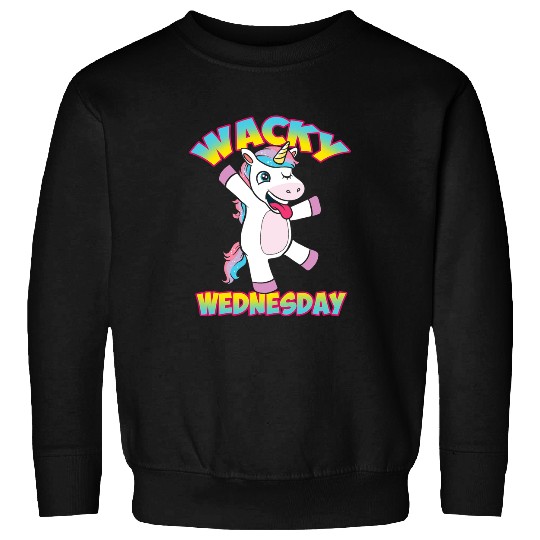 Unicorn Pet Funny Unicorn Wednesdays Wacky Wednesday Sweatshirts