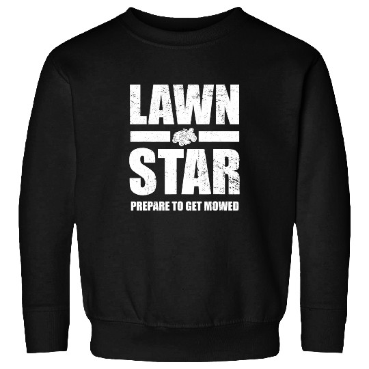 Lawn Mower Fun Corn Star Yard Work Lawn Tractor Sweatshirts