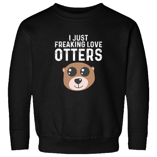 Otter Pet Animal Art For Men Women Sea Otter Mammals 6 Sweatshirts