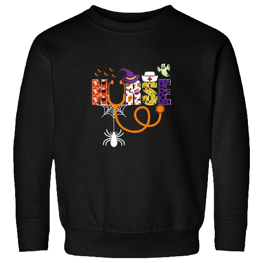 nurses Job Halloween nurses Week Funny Nursing Costume Sweatshirts