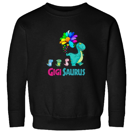 Dinosaur Pet Gigisaurus T rexs Gigi Saurus Dinosaur Family Matching Sweatshirts