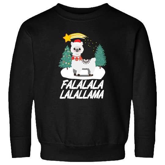 Llama Pet Fa La La Llama Christmas Pajamas Night Sweatshirts