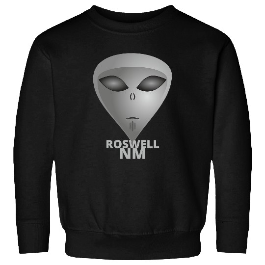 Aliens UFO Roswell NM Alien UFO Abduction ETs Flying Saucer Men Area 51 Sweatshirts