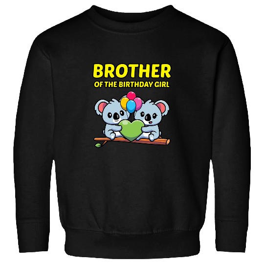 Koala Pet Cute Sibling Koala Birthday For Brother of Birthday Girl 9 Sweatshirts