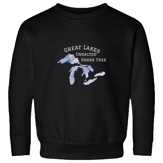 Shark Pet Saltfrees Shark frees Great Lakes Sweatshirts
