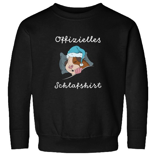 Guinea Pig Pet Sleeping Guinea Pig Official Sleep Sweatshirts