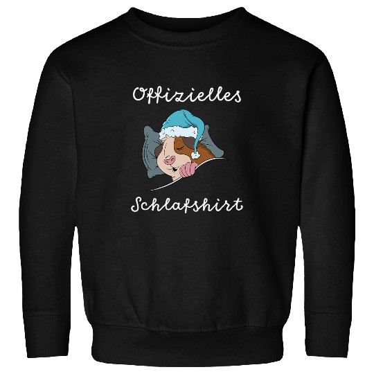 Guinea Pig Pet Sleeping Guinea Pig Official Sleep Sweatshirts