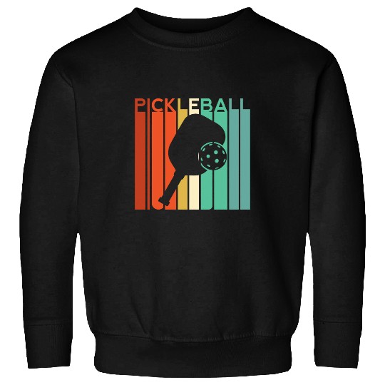 Sport Pickleball Pickleball Dinking Retro vintagess Sport Racquet Paddle Ball Sweatshirts