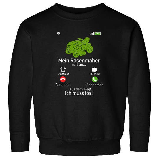 Lawn Mower Fun Gardener garden lawn mower robot Sweatshirts