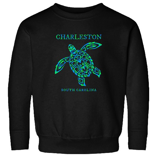 Turtle Pet Charleston South Carolina Sea Turtle Souvenir Sweatshirts