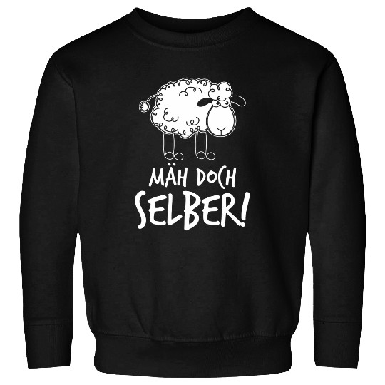 Sheep Pet Design Mow Yourself Lamb Lawn Mowing Sweatshirts