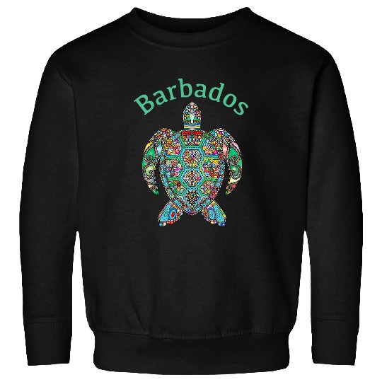 Turtle Pet Barbados Tribal Sweatshirts