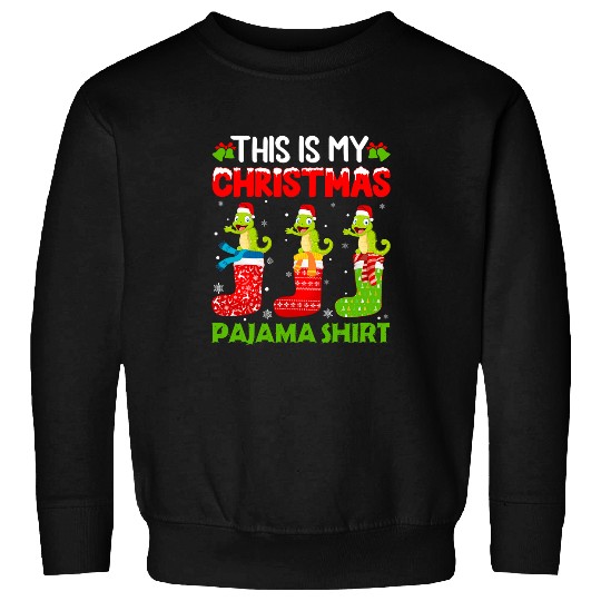 Chameleon Pet in xmass Socks This is My Chameleon xmass Pajama Sweatshirts