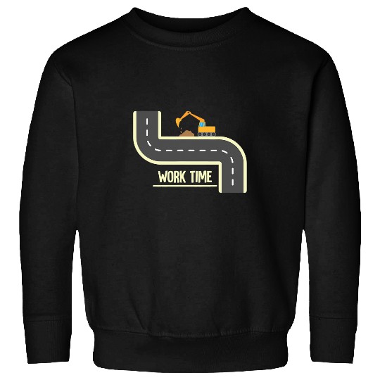 Excavator Fun Construction Work Heavy Equipment Excavator Operator Sweatshirts