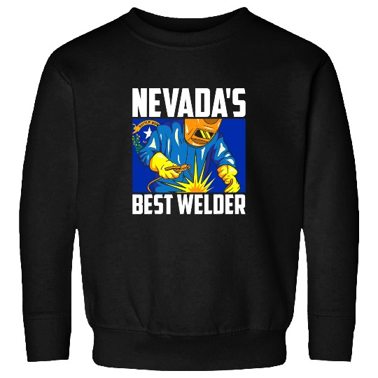 Welder Job Nevadas bests Welder Ironworker Ironsmith Nevada Welding Sweatshirts