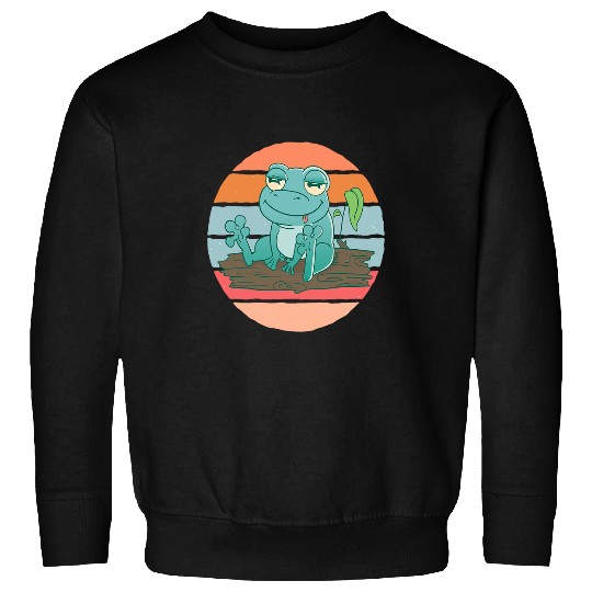 Frog Pet Coral finger Sweatshirts
