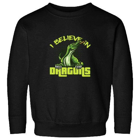 Komodo Pet Believe In Dragons Komodo Dragon Reptile Sweatshirts