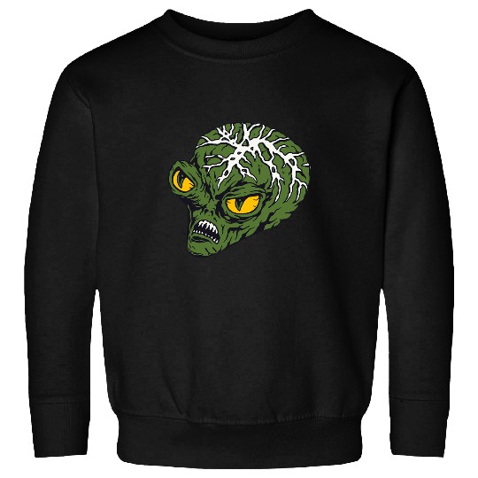 Aliens UFO Head Ufo Flying Saucer Invasion 1950s Science Fiction Sweatshirts
