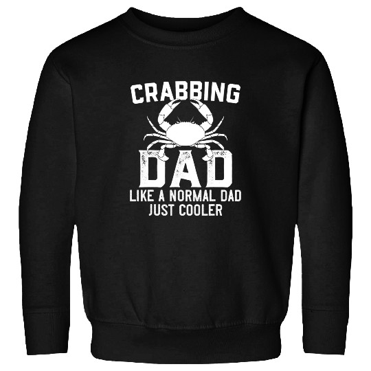 Fishing Fun Crabs Mens Funny Crabbing Gift for Men Crab Fishing Dad Crustacean Sweatshirts