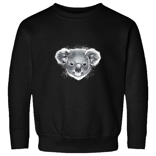 Koala Pet Face Drawing Sweatshirts