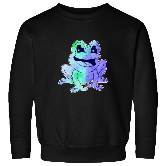 Frog Pet Colorful frog toad weather Sweatshirts