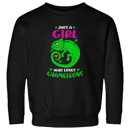 Chameleon Pet Just A Girl Who Loves Sweatshirts