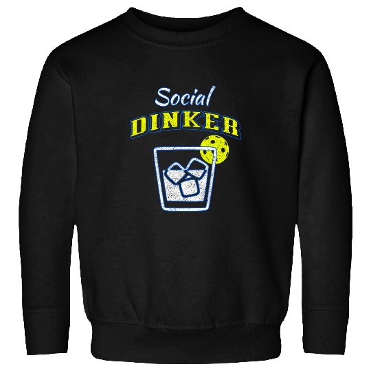 Sport Pickleball Lovers Social Dinker Sport Cocktail Art Sweatshirts