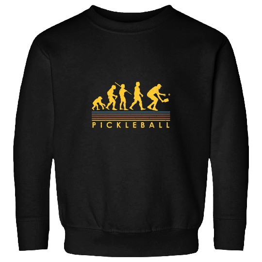 Sport Pickleball Pickleball Evolution Of Pickleball Player Ape Man vintagess Sweatshirts