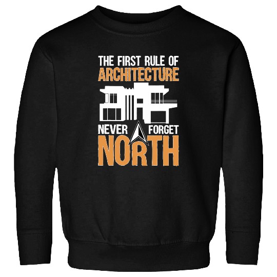 Architect Job The First Rule Of Architecture Never Forget North Sweatshirts